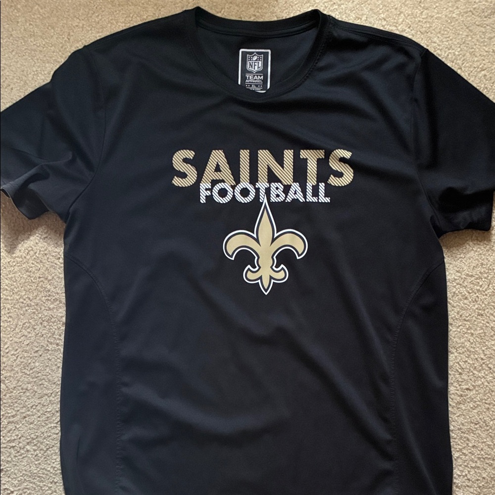 NFL Saints Football T-Shirt men’s XL black